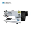 ROSEW GC1580D-Y محرك مباشر محوسب شديد التحمل بخطاف كبير متعرج ماكينة خياطة صناعية مع تزييت زيت تلقائي
